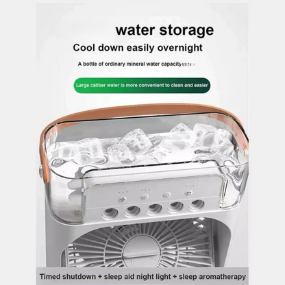 10 Inch Portable Air Conditioner Fan | Mist Water, And Humidifier